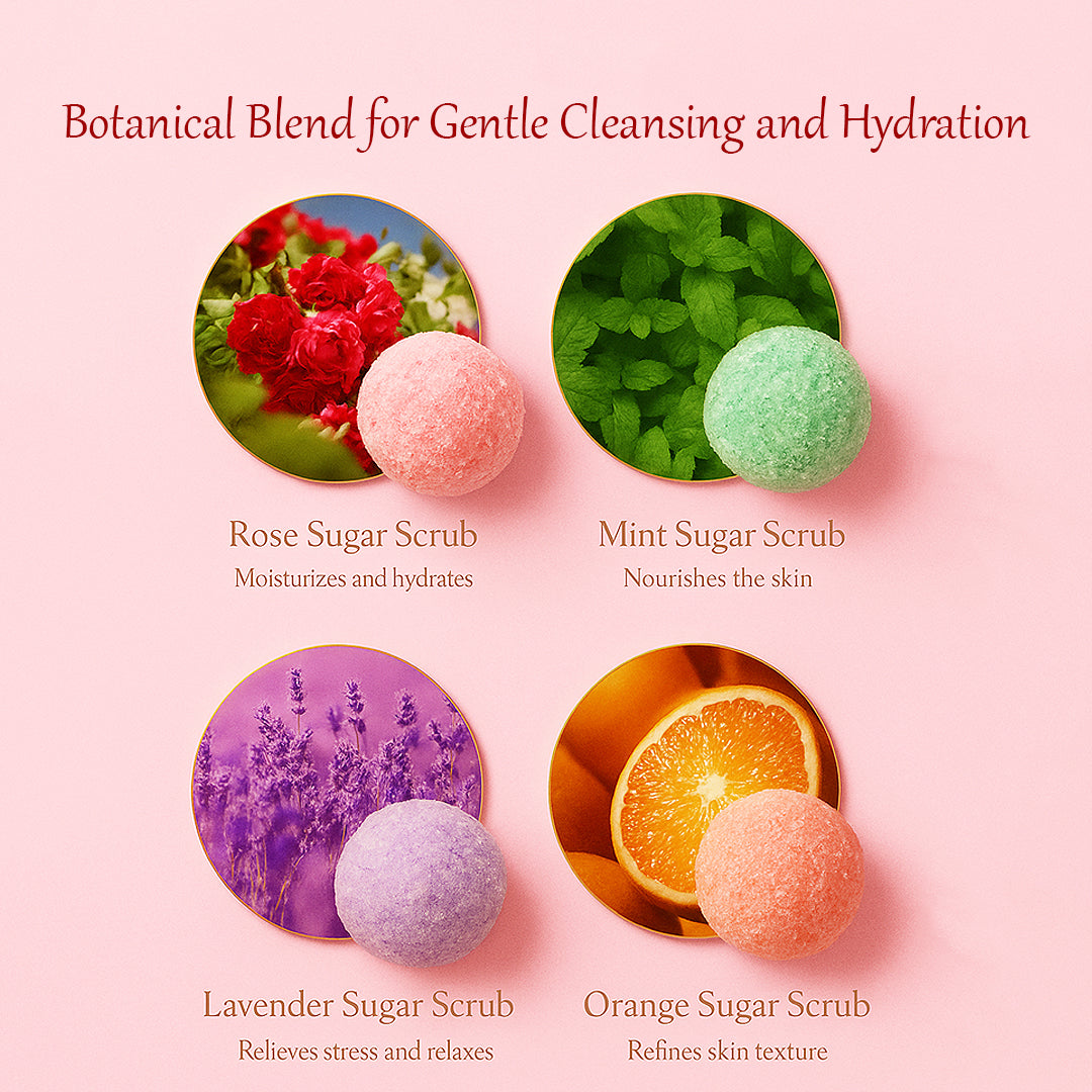 Sugar Scrub Bath Balls